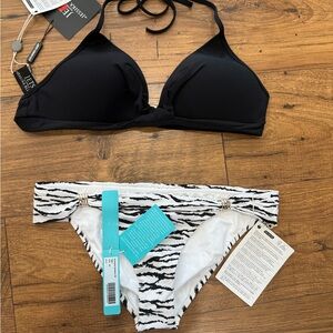Melissa Odabash Black and White Bikini Set and bundle of others